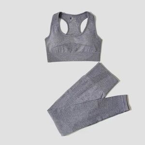 Grey gym set